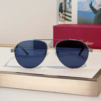 Cartier Panthère De Cartier 60MM Aviator Unisex Sunglasses 🐆