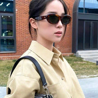 Louis Vuitton Z1981E 980 Oval Shape Negro Dorado Sunglasses  ✨