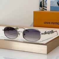 Louis Vuitton Z3171U LV Script Metal Round Sunglasses ✨