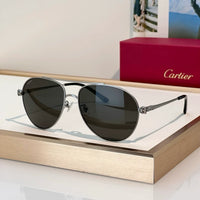 Cartier Panthère De Cartier 60MM Aviator Unisex Sunglasses 🐆