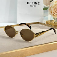 Celine Triomphe Metal Oval 40235 Women's Sunglasses✨