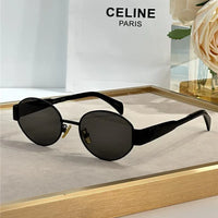 Celine Triomphe Metal Oval 40235 Women's Sunglasses✨