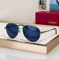 Cartier Panthère De Cartier 60MM Aviator Unisex Sunglasses 🐆