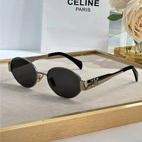 Celine Triomphe Metal Oval 40235 Women's Sunglasses✨