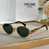 Celine Triomphe Metal Oval 40235 Women's Sunglasses✨