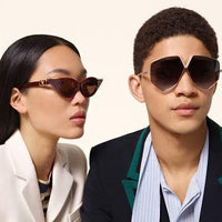 Valentino Garavani  V-Hexagon 64MM VLS-115C Geometric Sunglasses ✨