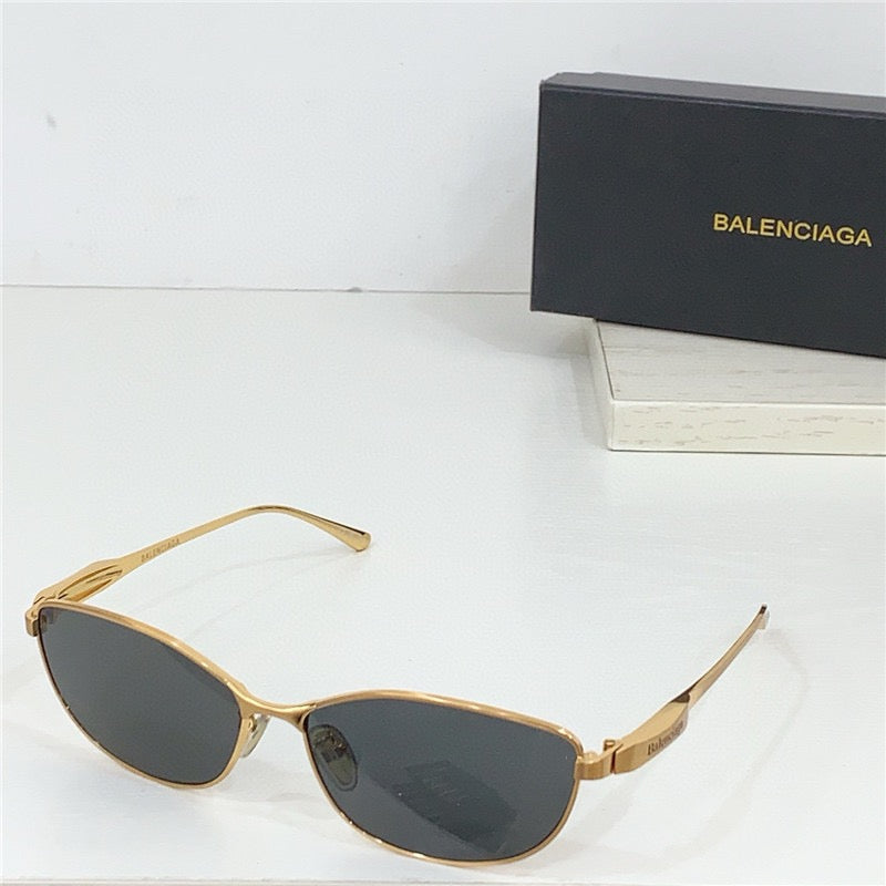 BALENCIAGA BB0357SA Metal Sunglasses 👽