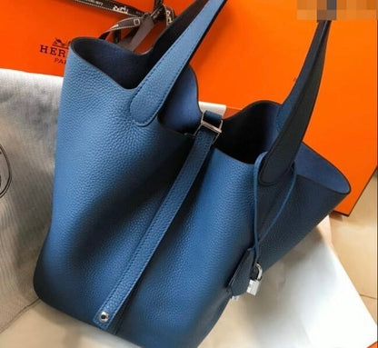 HERMES Hermes Picotin Lock Bag 18cm/22cm Taurillon Clemence Leather  ✨ - onlinechics.com