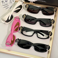 CHANEL 6030S  Rectangular Vintage Sunglasses Chanel Eyewear  🖤
