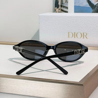 DIOR CD DiorTreasure R1I Black Oval Sunglasses ✨