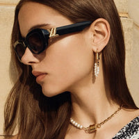 Louis Vuitton Z3013U LV Go-14 Oval Sunglasses  ✨