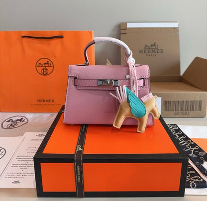 HERMES Hermès Kelly Sellier 20  Epsom Palladium Hardware✨ - onlinechics.com