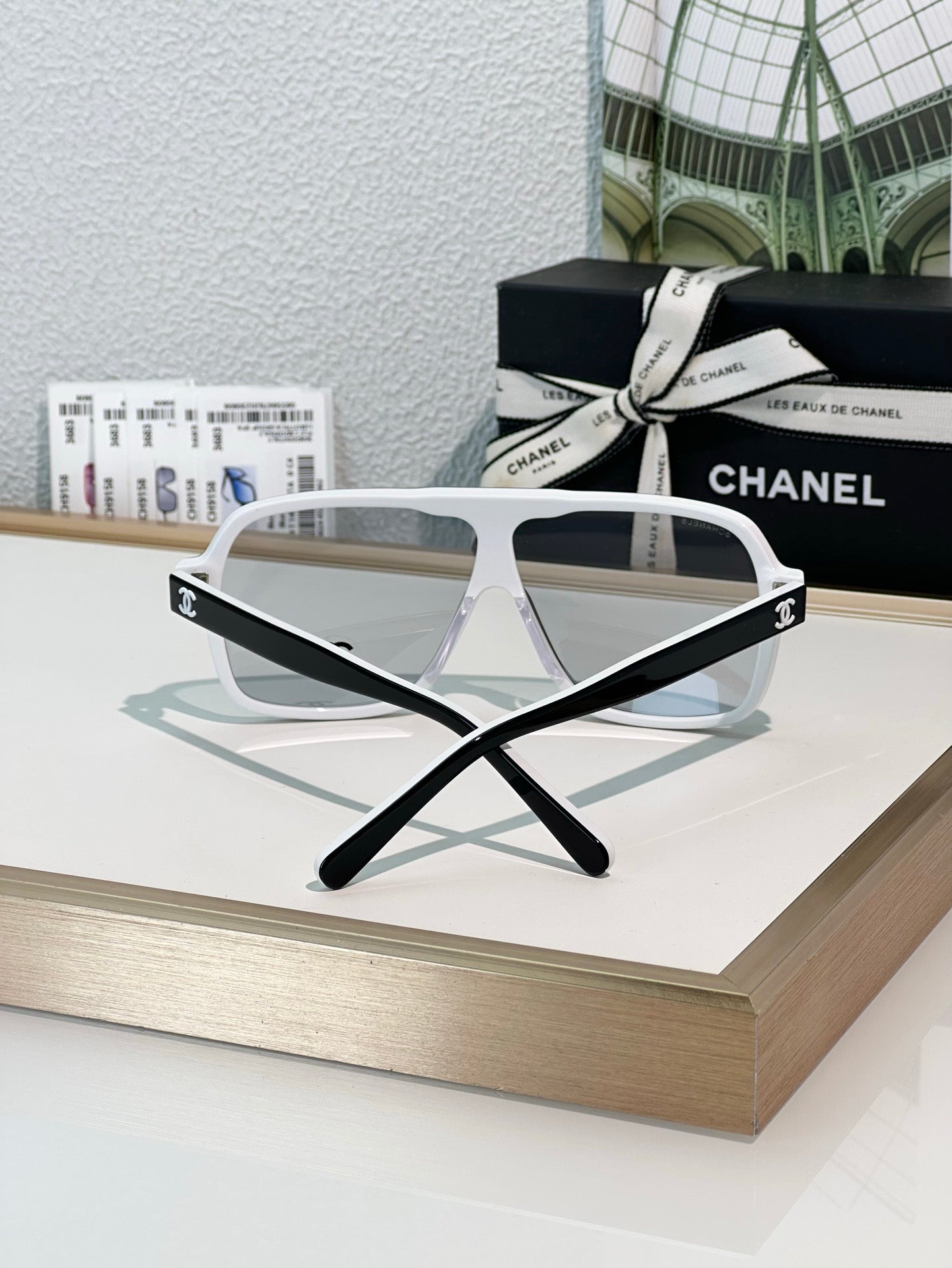 CHANEL SHIELD SUNGLASSES 71655 New Collection ✨ | onlinechics
