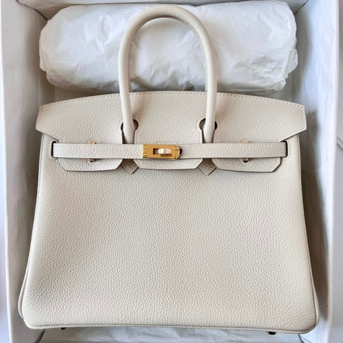 HERMES Clemence Birkin 25cm Handmade Bag ✨