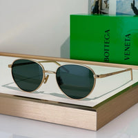 BOTTEGA VENETA BV1966S 001 - As Seen On Ali Larter Sunglasses💚