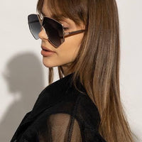 Valentino Garavani  V-Hexagon 64MM VLS-115C Geometric Sunglasses ✨