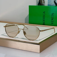 BOTTEGA VENETA BV1966S 001 - As Seen On Ali Larter Sunglasses💚