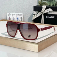 CHANEL SHIELD SUNGLASSES 71655 New Collection  ✨