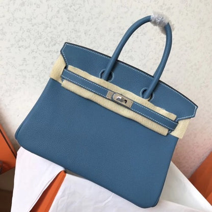 HERMES Clemence Birkin 25cm Handmade Bag ✨ - onlinechics.com