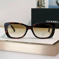 CHANEL 5186A Sunglasses W/ 3D Flower Side Detail   🖤