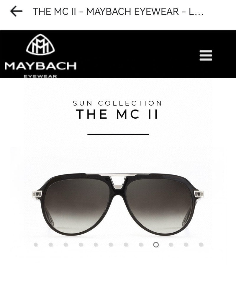 MAYBACH THE MC II Zeiss Lenses 👑 $3000