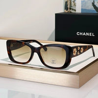CHANEL 5186A Sunglasses W/ 3D Flower Side Detail   🖤