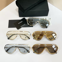 CHANEL 9583 EXCLUSIVE SHIELD Sunglasses Eyewear  🖤