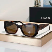 CHANEL 5186A Sunglasses W/ 3D Flower Side Detail   🖤
