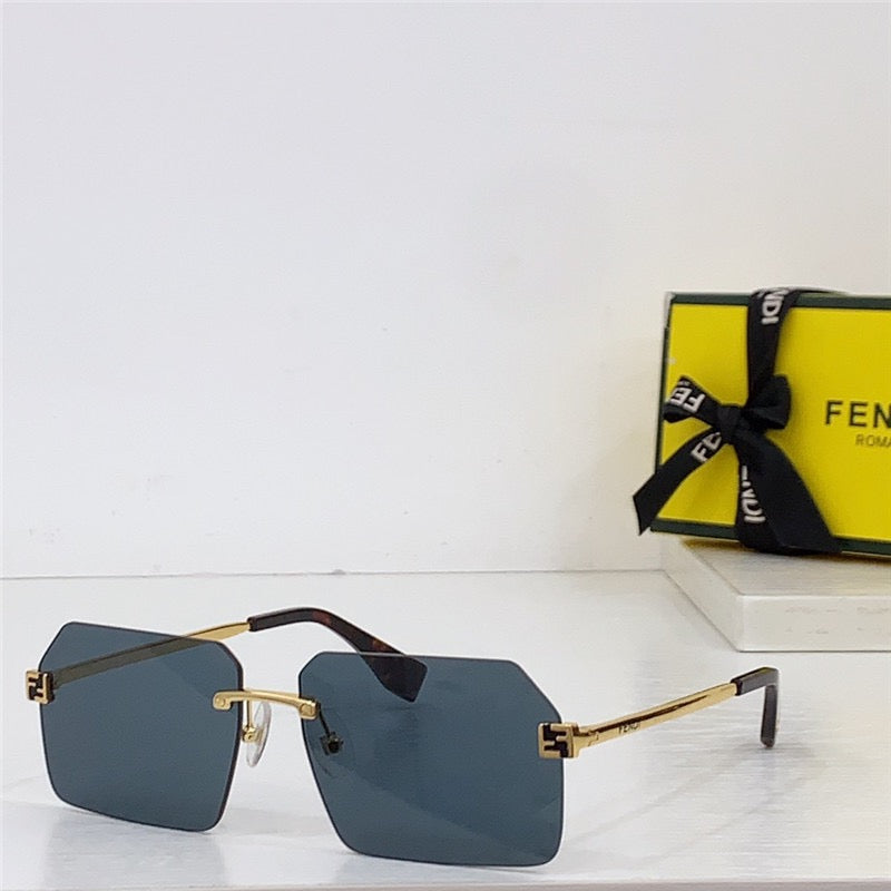 FENDI FF Logo Rectangle FE40043U Sunglasses✨