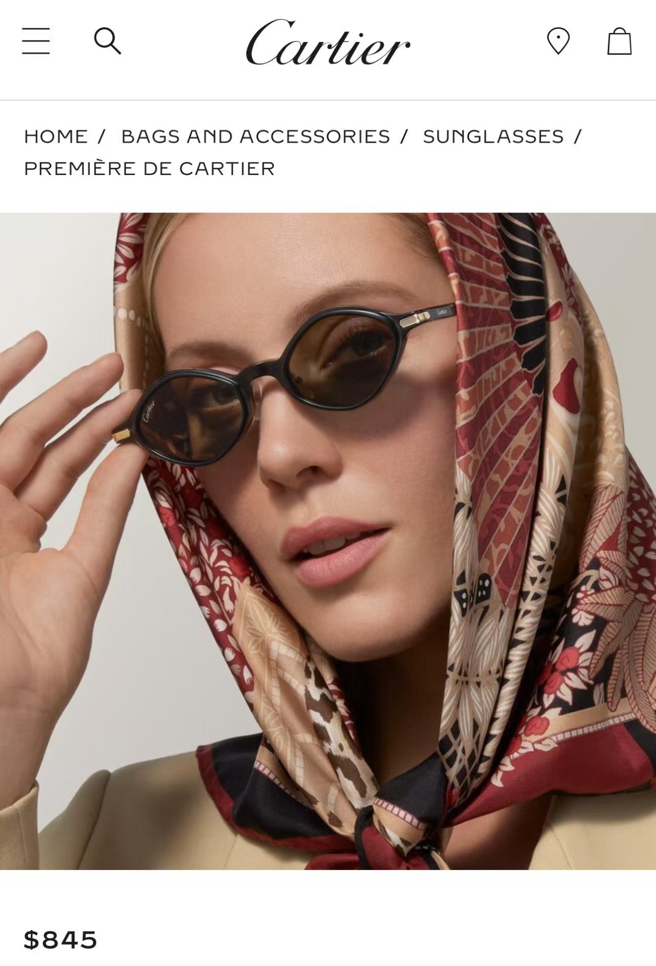 Cartier PREMIÈRE DE CARTIER CT0540S Sunglasses-Photochromic Glasses 🐆