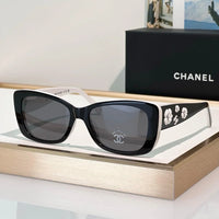 CHANEL 5186A Sunglasses W/ 3D Flower Side Detail   🖤