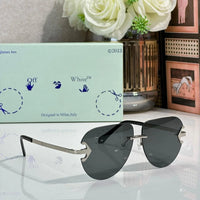 Off-White Men's Alexandria Metal Round Sunglasses 🧩