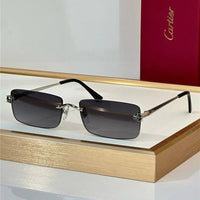 '- Cartier CT0598S 001 Première de Cartier Rectangle Shape Sunglasses NEW 🐆