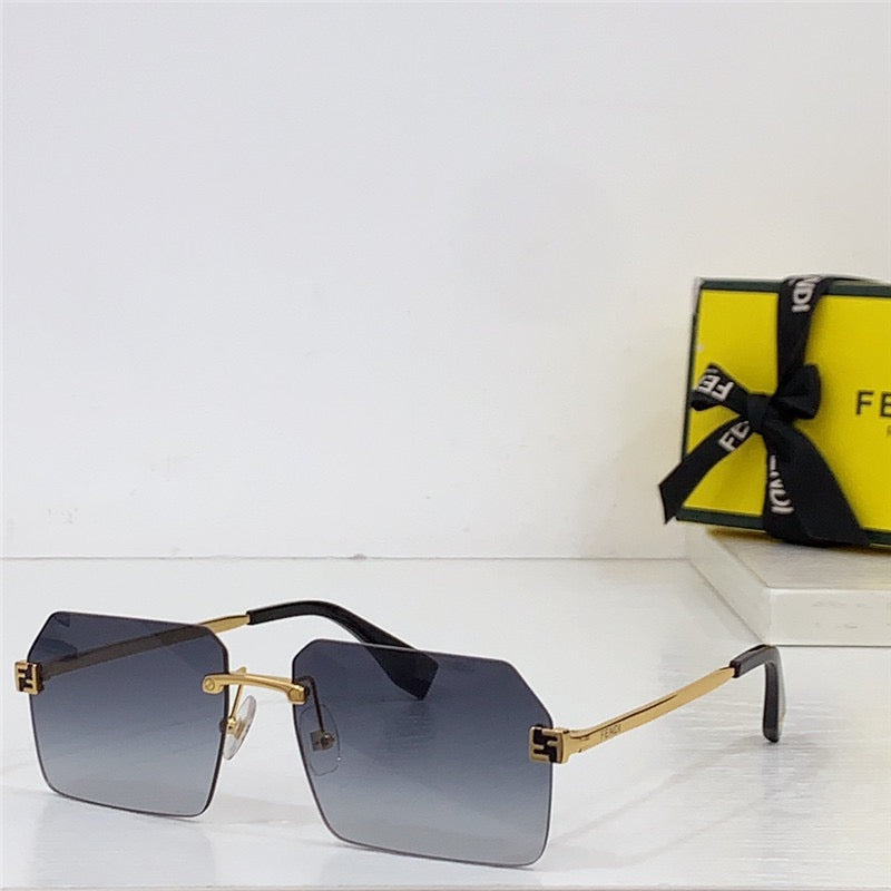 FENDI FF Logo Rectangle FE40043U Sunglasses✨