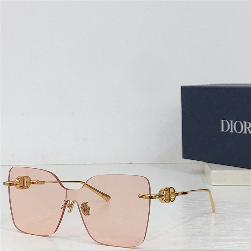 DIOR CD Chain M1U Nude Square Sunglasses✨