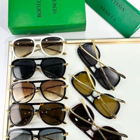 BOTTEGA VENETA BV1418 Knot Aviator Sunglasses💚