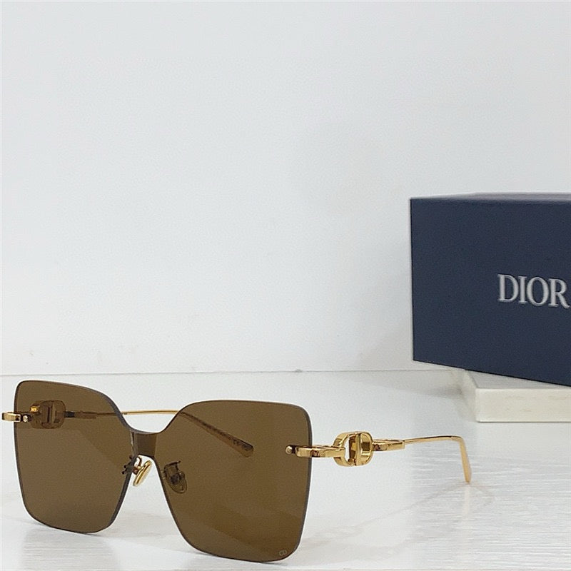 DIOR CD Chain M1U Nude Square Sunglasses✨