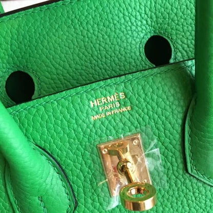 HERMES Clemence Birkin 25cm Handmade Bag ✨ - onlinechics.com