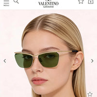 Valentino VLS-183 Floating Rimless Metal Glasses✨