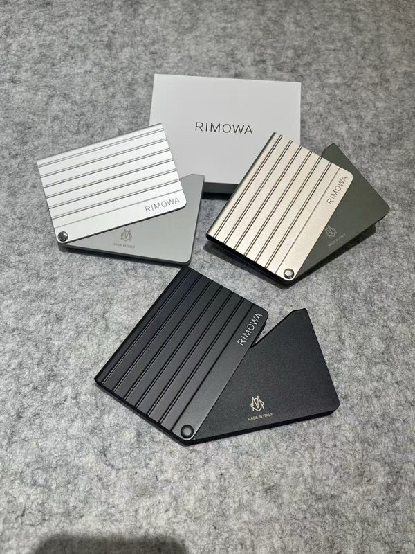 RIMOWA Original Series - Aluminium-Black-Titanium Card Holder 🛩️