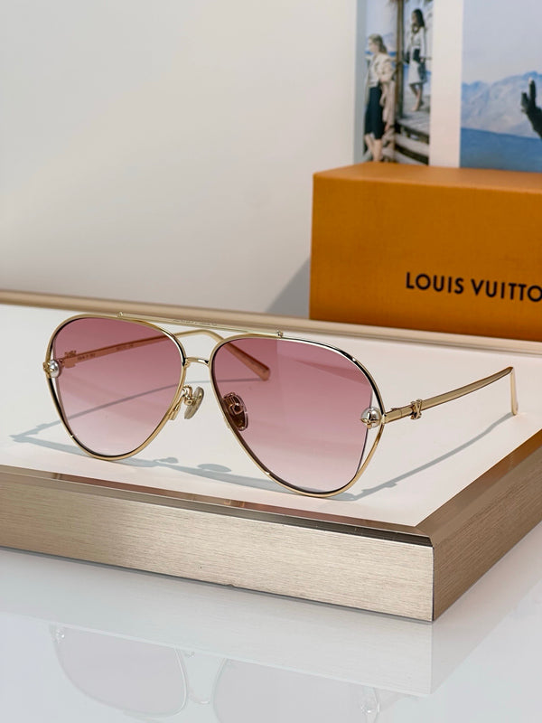 Louis Vuitton Z2994U Pearl Twirl Square Sunglasses   ✨