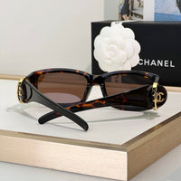 CHANEL 6030S  Rectangular Vintage Sunglasses Chanel Eyewear  🖤