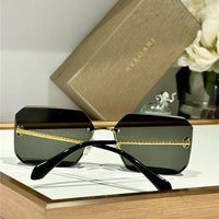 Bvlgari BV40026U  Serpenti Oversized Rimless Irregular Sunglasses ✨