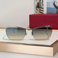 Valentino VLS-183 Floating Rimless Metal Glasses✨