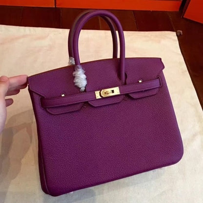 HERMES Clemence Birkin 25cm Handmade Bag ✨ - onlinechics.com