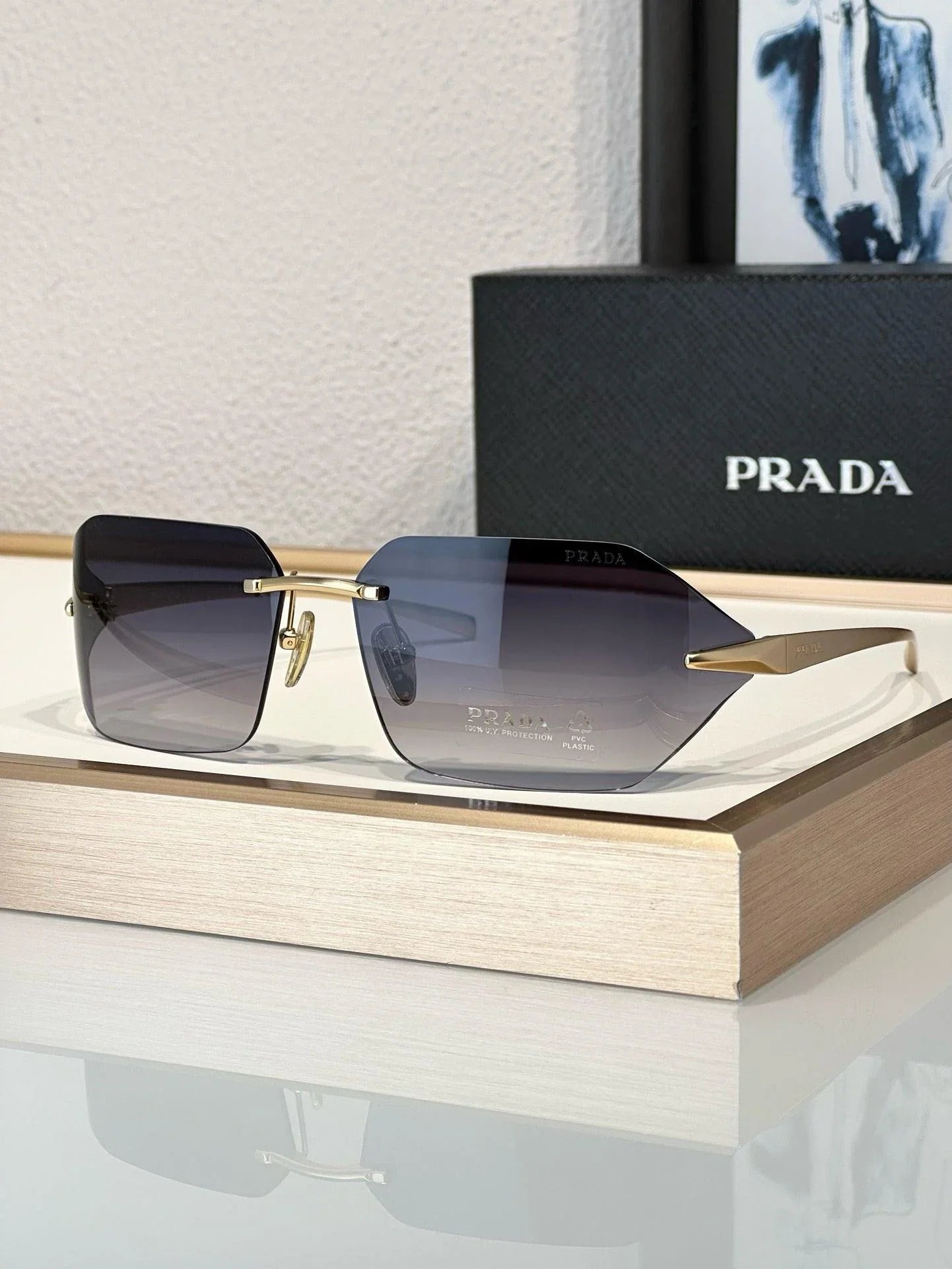 PRADA SPR A55 Runway Tinted Women's Sunglasses✨ — onlinechics