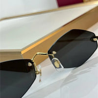 Cartier Eyewear Tiger Head Panthere CT0433S 001 Sunglasses  🐆