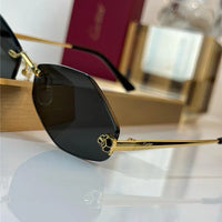 Cartier Eyewear Tiger Head Panthere CT0433S 001 Sunglasses  🐆