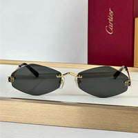 Cartier Eyewear Tiger Head Panthere CT0433S 001 Sunglasses  🐆
