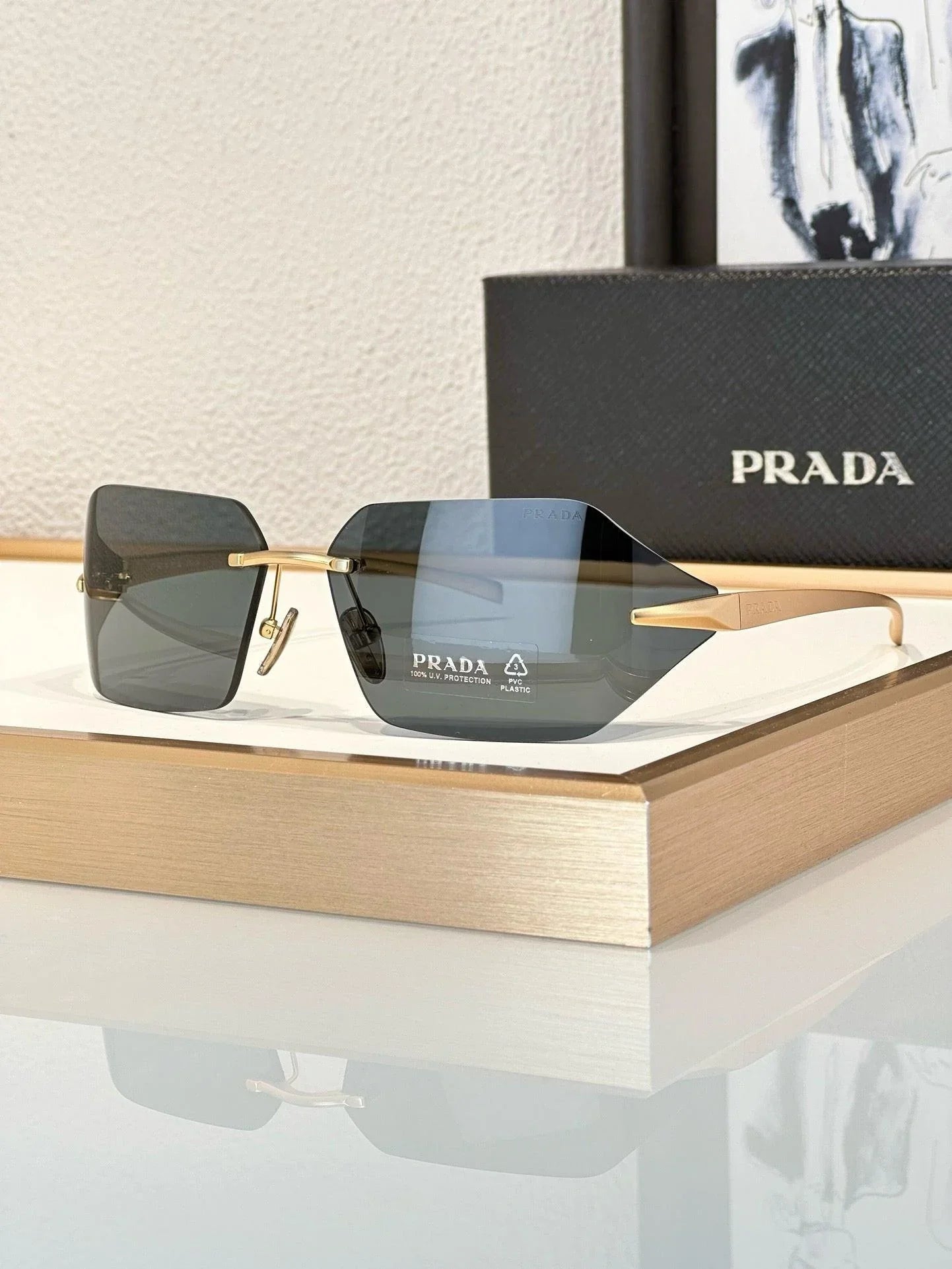 PRADA SPR A55 Runway Tinted Women's Sunglasses✨ — onlinechics